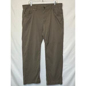 Prana Women’s Size Large Tan Lightweight Hiking Pants Outdoor Casual Regular Fit